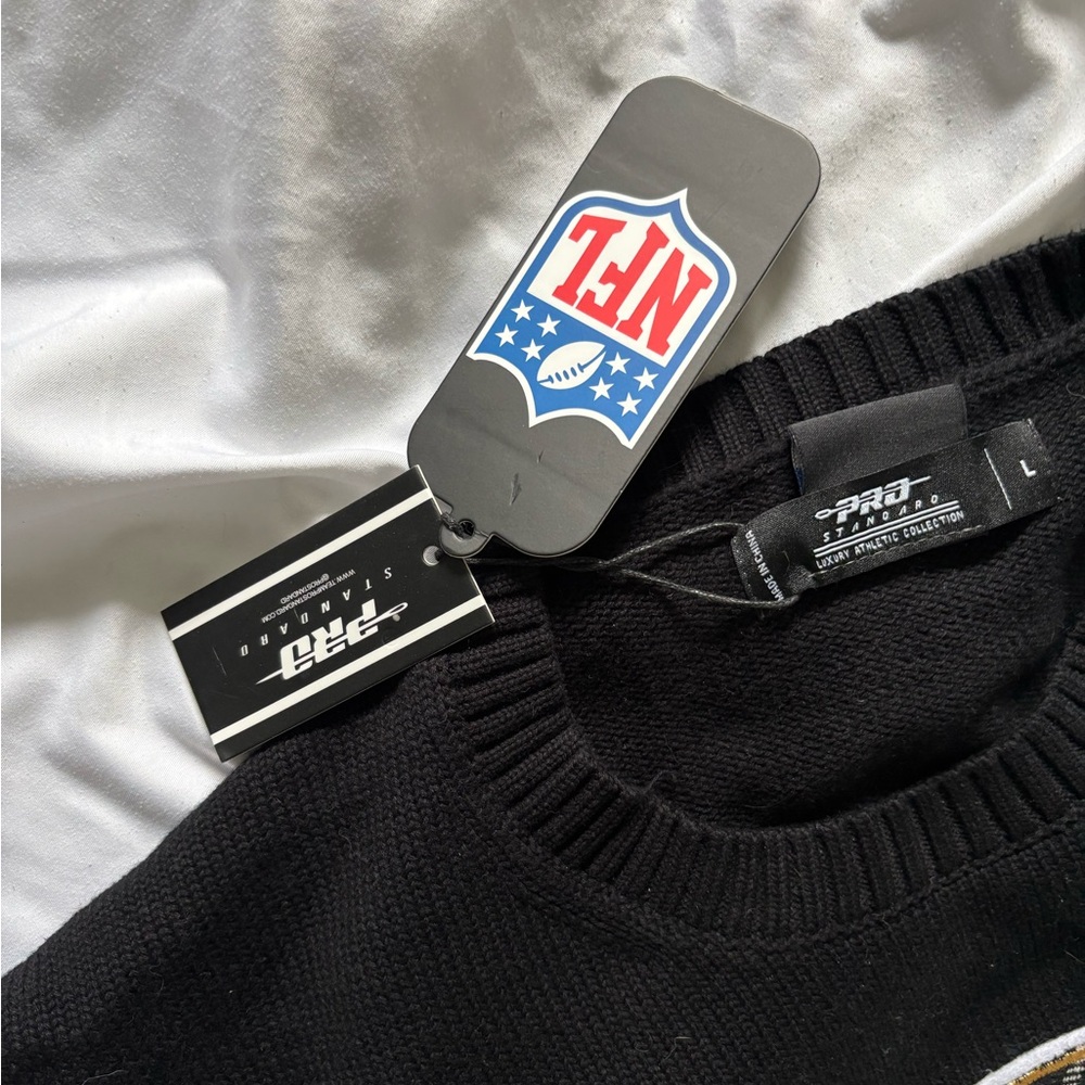 Pittsburgh Steelers Black Sweater - Picture 3 of 4